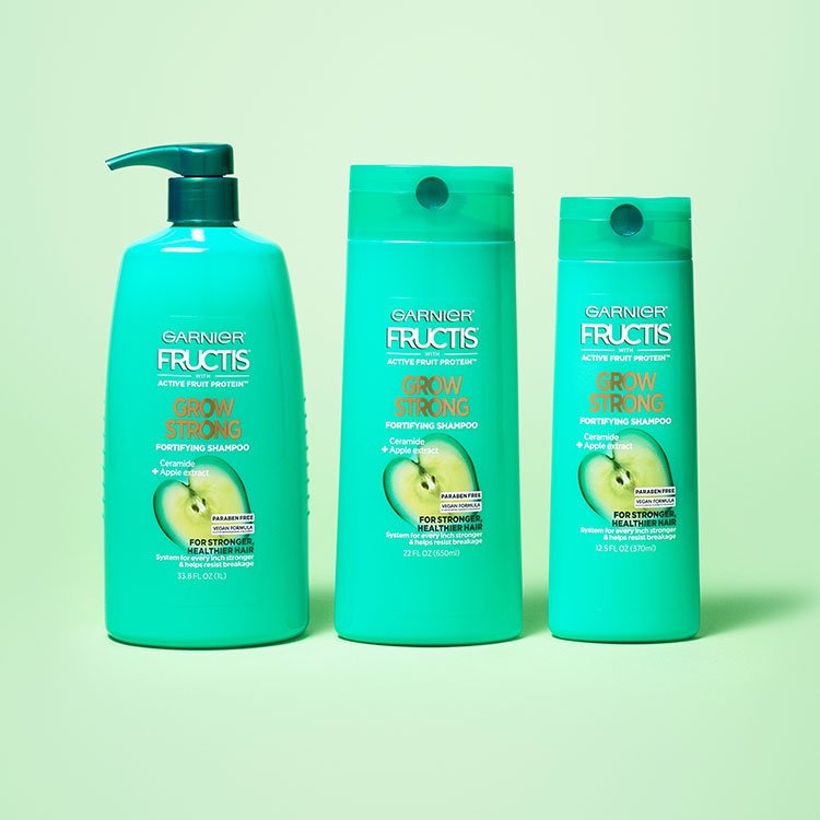 Fructis Grow Strong Shampoo Family